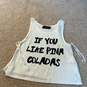 Minkpink cropped top XS
